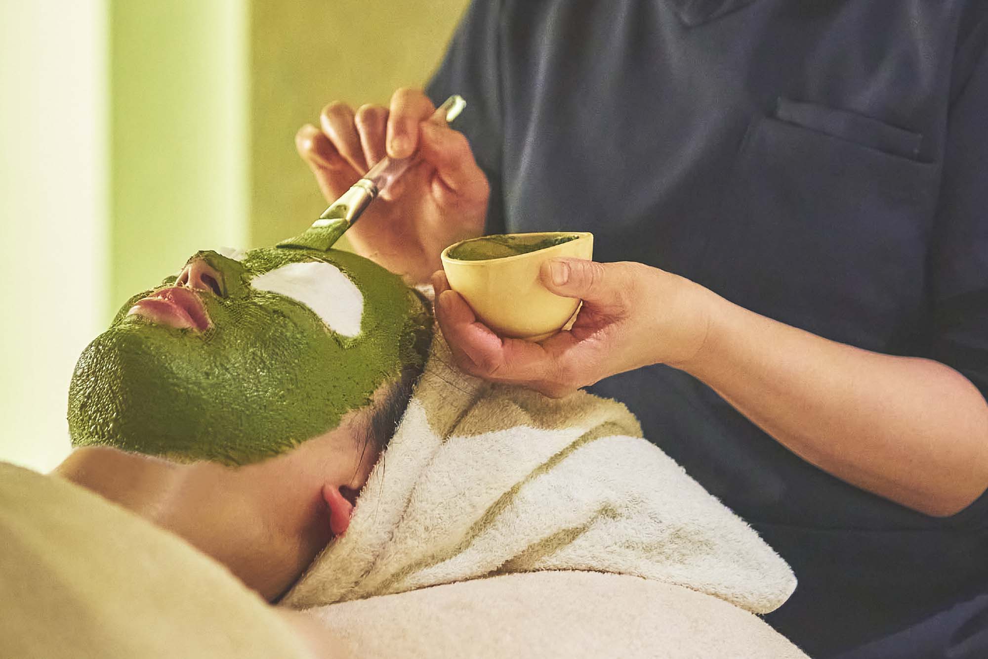 お茶クレイマスク